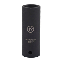 Socket, Impact, 17 mm, 1/2" Drive, 6 Points, Deep Quali-T-Solutions