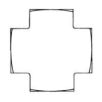 Cross 1/8" NPT Quali-T-Solutions