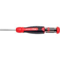 Ratcheting Tamperproof Screwdriver, 8-1/2" L, Cushion Grip Handle Quali-T-Solutions