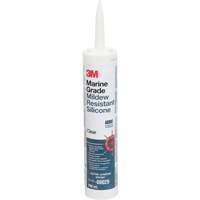Produit d'&eacute;tanch&eacute;it&eacute; &agrave; base de silicone de calibre marin, 296 ml, Cartouche, Transparent Quali-T-Solutions