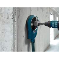Accessoire de tr&eacute;pan de carrotier pour la collecte de poussi&egrave;re SDS-Max Quali-T-Solutions