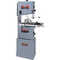 Scie &agrave; ruban &agrave; deux vitesses de 14" pour le bois, Vertical, 120 V, 1476 pi²/min/3280 pi²/min Quali-T-Solutions