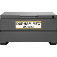 Boîte de rangement pour le chantier, 48" x 24" x 27-13/16", Acier, Gris Quali-T-Solutions