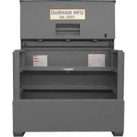 Boîte de rangement pour le chantier, style piano, 60-1/2" la x 34-3/4" p x 49-3/8" h, Gris Quali-T-Solutions