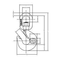 Latched Swivel Hoist Hook Quali-T-Solutions