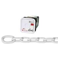 System 3 Anchor Lead Proof Coil Chain, Low Carbon Steel, 5/16" x 75' (22.9 m) L, Grade 30, 1900 lbs. (0.95 tons) Load Capacity Quali-T-Solutions