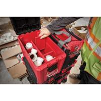 Coffre &agrave; outils compact Packout, 10" x 16-1/5" x 13", Noir/Rouge Quali-T-Solutions
