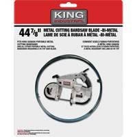 Band Saw Blade, Bi-Metal, 44-7/8" L x 1/2" W x 0.02" Thick, 10-14 TPI Quali-T-Solutions