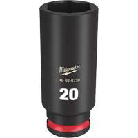 Douille Shockwave Impact Duty, Chocs, 2 mm, Prise 3/8", 6 pans, Profond Quali-T-Solutions