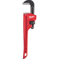 Cl&eacute; &agrave; tuyau, Cap des m&acirc;choires 1-1/2", Longueur 10", Fini Rev&ecirc;tement en poudre, Prise Ergonomique Quali-T-Solutions