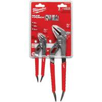 6" & 10" Comfort Grip Straight Jaw Pliers Set, 2 Pieces Quali-T-Solutions