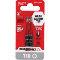 Embout de tournevis Shockwave Impact Duty, Torx, T-10, Prise 1/4" Quali-T-Solutions