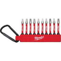Jeu dembouts pour tournevis &agrave; chocs Shockwave, Carr&eacute;e, #2, Prise 1/4" Quali-T-Solutions