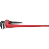 Pipe Wrench, 6" Jaw Capacity, 48" Long, Powder Coated Finish, Ergonomic Handle Quali-T-Solutions