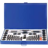 Drillco&reg; Fractional Tap & Die Set, 40 Pieces Quali-T-Solutions