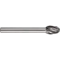 Fraise rotative conique &agrave; embout arrondi pour la coupe d'aluminium DRILLCO, SE-1NF Quali-T-Solutions
