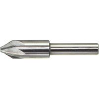 Fraise sans broutage Drillco, 3/16", Acier rapide, Angle de 60°, 6 cannelures Quali-T-Solutions