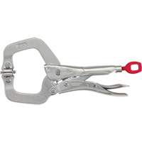 Torque Lock Locking Pliers with Swivel Jaws, 6" Length, C-Clamp Quali-T-Solutions