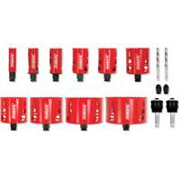 Electrician's Bi-Metal Hole Saw Set, 16 Pieces Quali-T-Solutions