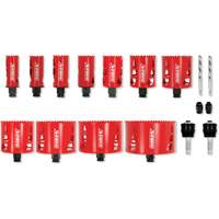 Plumber's Bi-Metal Hole Saw Set, 17 Pieces Quali-T-Solutions