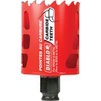 Wood & Metal Hole Saw, 2", 2-3/8" Depth of Cut, Carbide Quali-T-Solutions