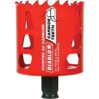 Wood & Metal Hole Saw, 2-1/2", 2-3/8" Depth of Cut, Carbide Quali-T-Solutions