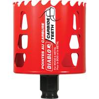 Wood & Metal Hole Saw, 2-3/4", 2-3/8" Depth of Cut, Carbide Quali-T-Solutions