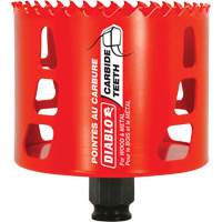 Wood & Metal Hole Saw, 3-1/4", 2-3/8" Depth of Cut, Carbide Quali-T-Solutions