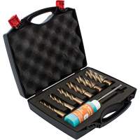 Ensemble de fraises annulaires &agrave; carotter SST, Bronze, Profondeur de la coupe de 2", Tige 3/4" Quali-T-Solutions