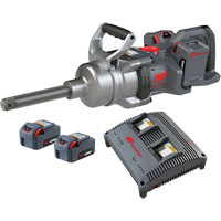 Ensemble de cl&eacute;s &agrave; chocs sans fil &agrave; couple &eacute;lev&eacute; avec enclume de 6", 20 V, Mandrin 1" Quali-T-Solutions