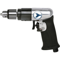 AD38VSRK Perceuse pneumatique &agrave; vitesse variable, 6 pi³/min, 1/4" NPT, 82 dBA, 3/8" mandrin, Avec cl&eacute; Quali-T-Solutions