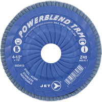 Disque &agrave; feuillets PowerBlend ajustable, 5" x 7/8", Type 29, Grain Z40, Alumine de zirconium Quali-T-Solutions