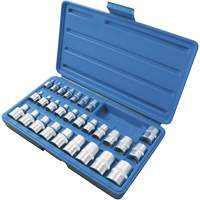 SS328TS Jeu de douilles externes, Torx, Prise 1/2"/1/4"/3/8", 28 mr Quali-T-Solutions