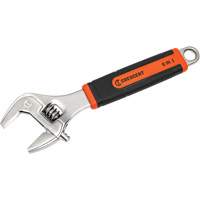 Adjustable Wrench, 8" L, 2-1/5"/31 mm Max Width, Chrome/Polished Quali-T-Solutions