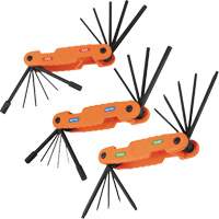 Pro Folding Hex Key Set, 31 Pcs., Metric & Imperial/Torx&reg; Quali-T-Solutions