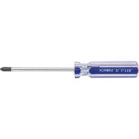 Blue Transparent Striped Philips Screwdriver, #2, Plastic Handle Quali-T-Solutions