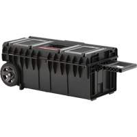 Arx Long Rolling Tool Chest, 31-1/5" x 15-1/5" x 12-7/10", Black Quali-T-Solutions