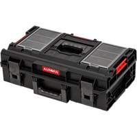 Arx Small Toolbox, 23" x 15" x 7-1/2", Black Quali-T-Solutions