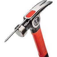 General Purpose Hammer, 16 oz., Fibreglass/Cushion Handle, 14" L Quali-T-Solutions