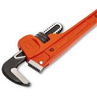 SLIM JAW Pipe Wrench, 1-9/10" Jaw Capacity, 10" Long, Powder Coated Finish, Non-Ergonomic Handle Quali-T-Solutions