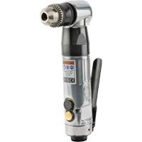 Perceuse pneumatique &agrave; angle, 20,5 pi, cu/min, 1/4" NPT, 98 dBA, 3/8" mandrin, Avec cl&eacute; Quali-T-Solutions