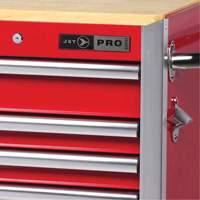PRC7215 Armoire roulante de s&eacute;rie Pro, 15 tiroirs, 72" la x 24" p x Rouge Quali-T-Solutions