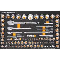 Mechanics Tool Set in Modular Foam Trays with Storage Unit, 194 Pieces Quali-T-Solutions