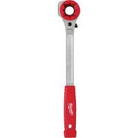 Lineman's High-Leverage Ratcheting Wrench with Milled Strike Face, 3/4"/1"/1-1/8" Drive, Ergonomic Handle Quali-T-Solutions