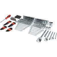 Jeu d'outils manuels pour m&eacute;canicien 1/4", 3/8" & 1/2" avec mallette de transport &agrave; 3 tiroirs Quali-T-Solutions