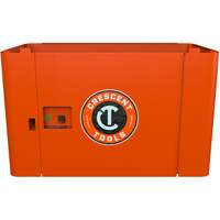 Armoire de rangement s&eacute;curis&eacute;e RAILWORKS en acier avec panneau &agrave; porte simple verrouillable Quali-T-Solutions