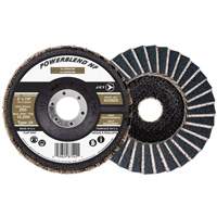 Disque &agrave; lamelles POWERBLEND NF, 5" x 7/8", Type 29, Grain Z60, Alumine de zirconium Quali-T-Solutions