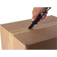 Couteau professionnel de 18 mm avec verrouillage &agrave; cliquet, Acier inoxydable, Robuste, Prise en Plastique Quali-T-Solutions