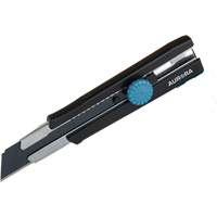 Couteau r&eacute;tractable de 25 mm, Acier inoxydable, Robuste, Prise en Caoutchouc Quali-T-Solutions