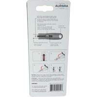 Couteau de s&eacute;curit&eacute; r&eacute;tractable standard, Acier inoxydable, Prise en Caoutchouc Quali-T-Solutions